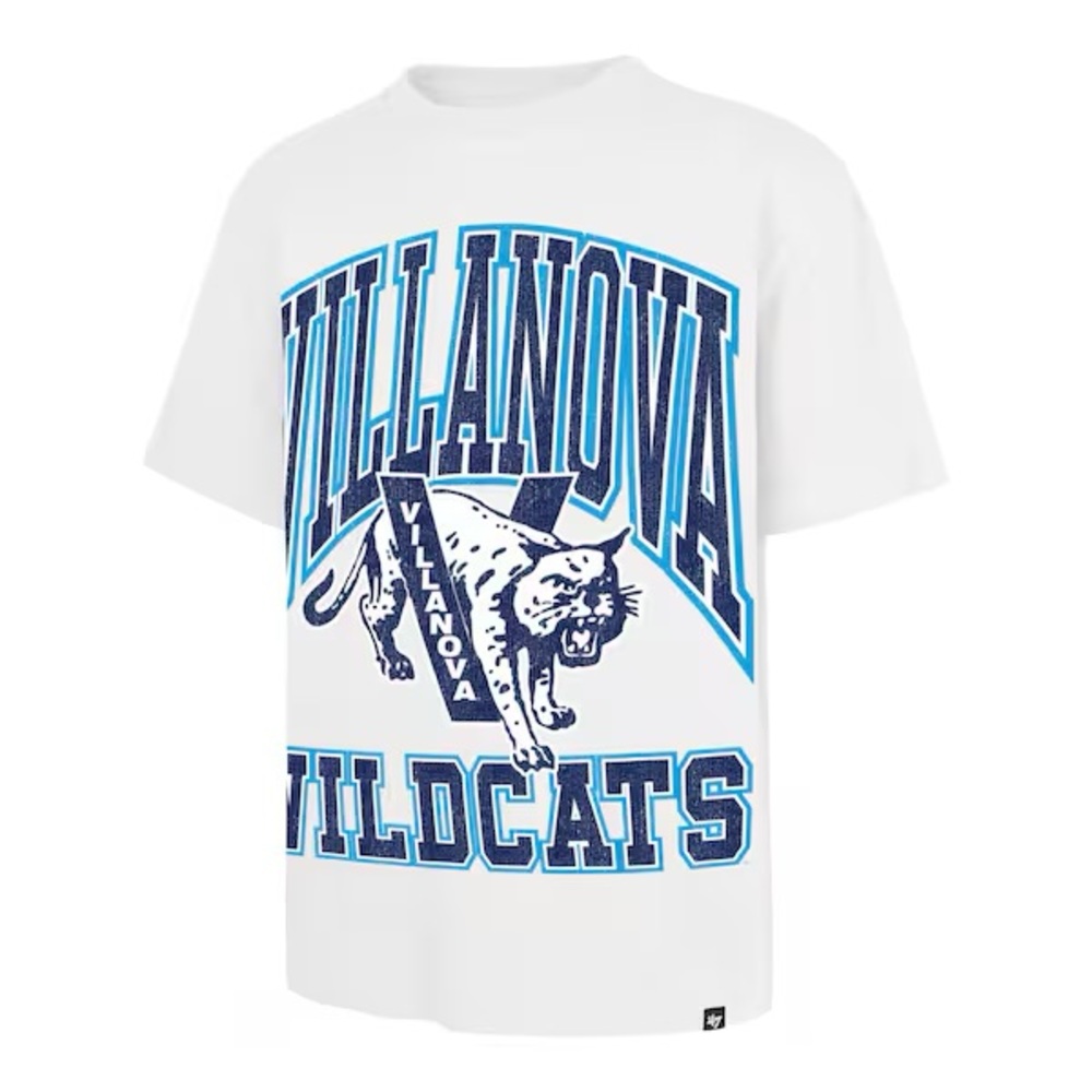 Villanova Wildcats White Graphic Tee